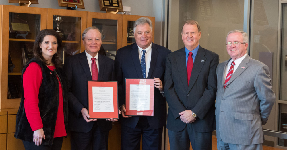 Two Attorneys Recognized at Dedication of Pre-Law Center