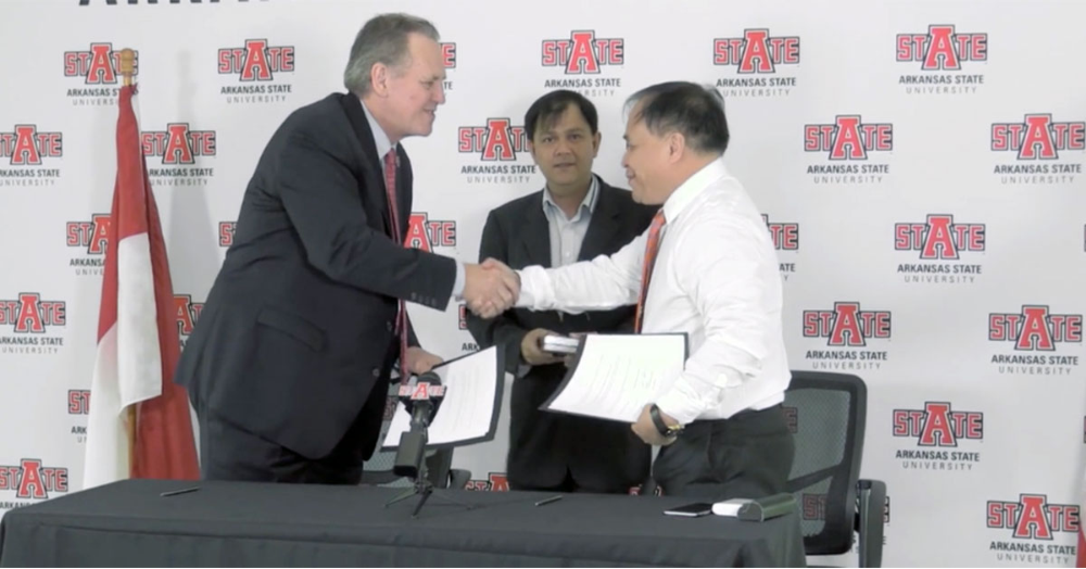 A-State Signs Agreement with Indonesian University