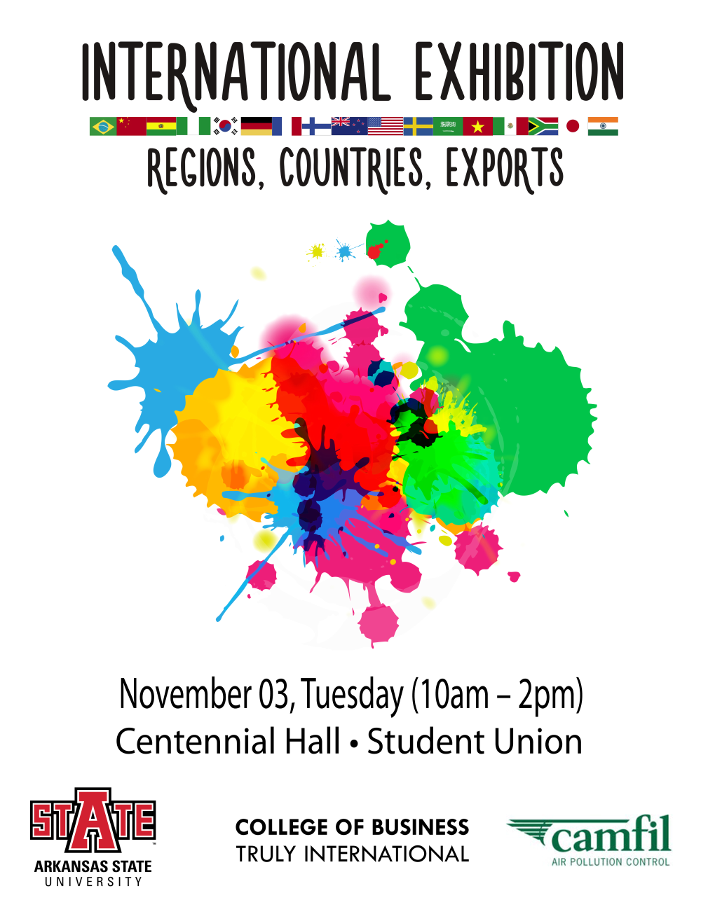 College of Business Students Host Third&ldquo; Doing Business&rdquo; International Exhibition