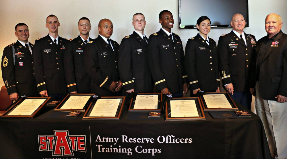 Dept. of Military Science Commissions Seven Army Officers