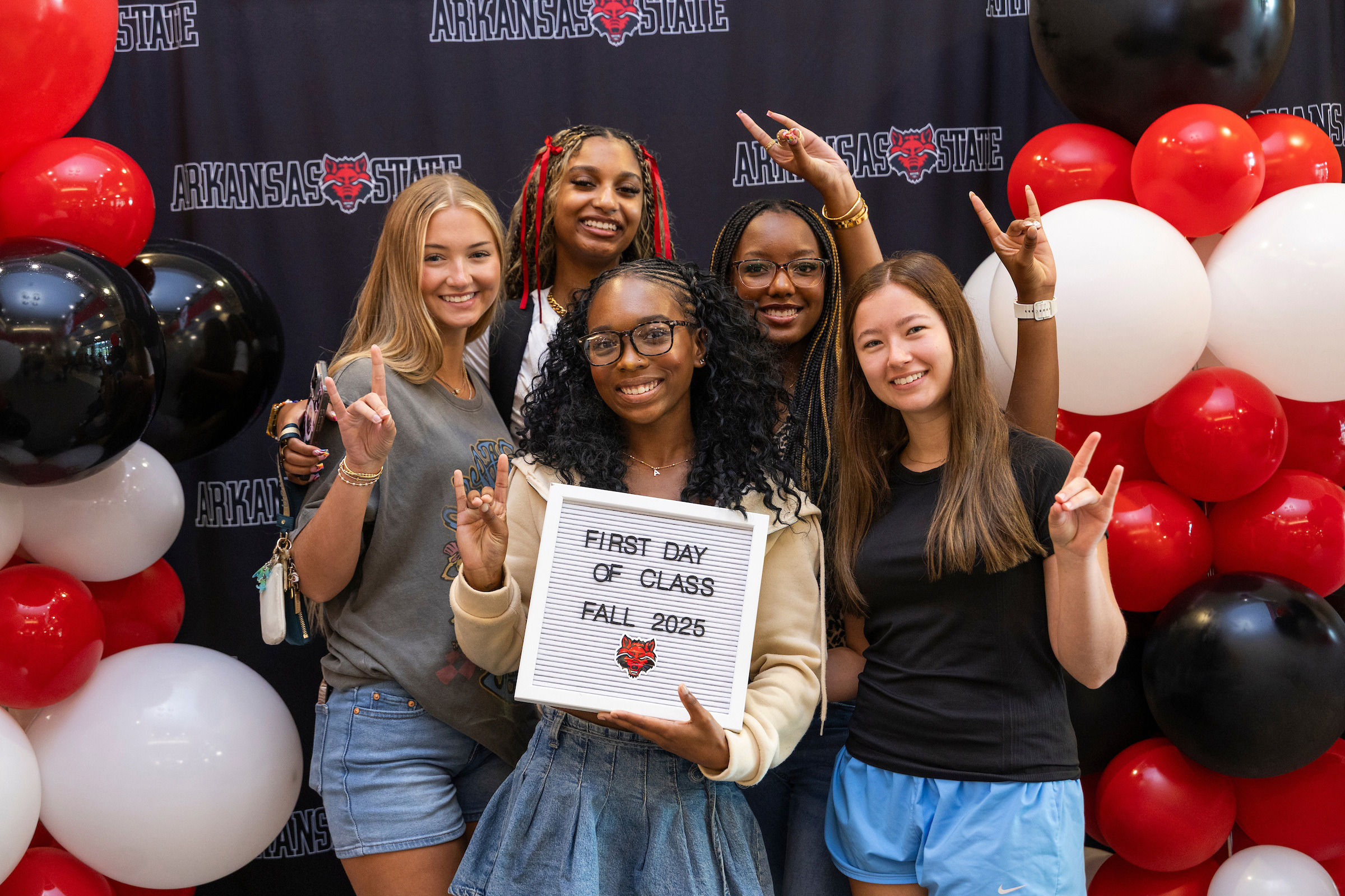 Students celebrate first day of class