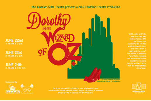 Summer Children's Theatre Season Features Two Productions