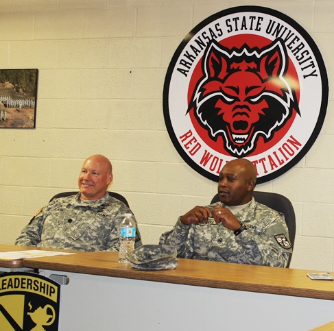Command Sgt. Maj. Howard Visits A-State&rsquo;s ROTC Program
