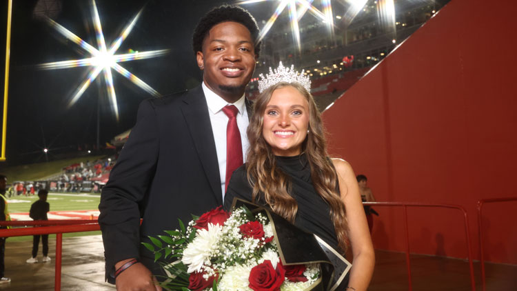 Abigail Spain, CJ Sterrett Crowned A-State Homecoming Queen and King&nbsp;