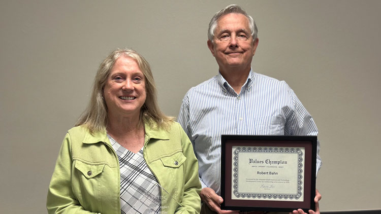 Miller and Bahn Honored by ASBTDC at Annual Meeting