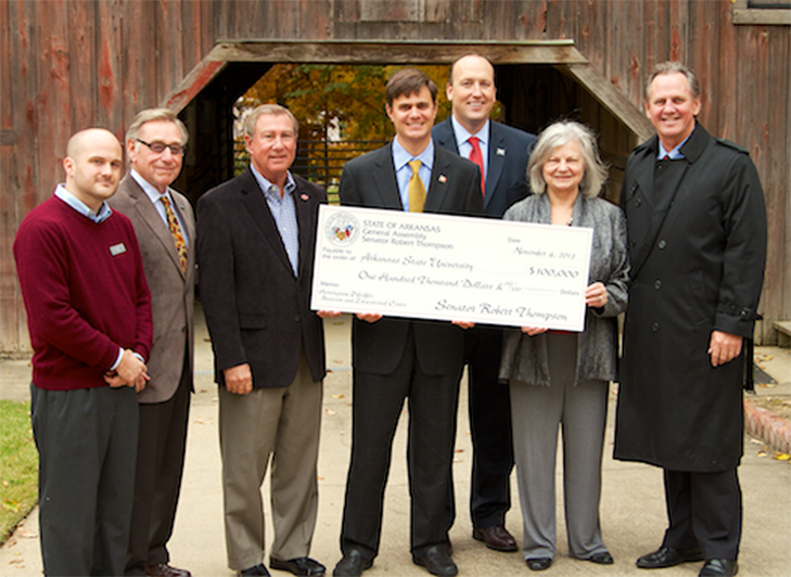 Sen. Robert Thompson Presents $100,000 Check Toward Hemingway-Pfeiffer Project