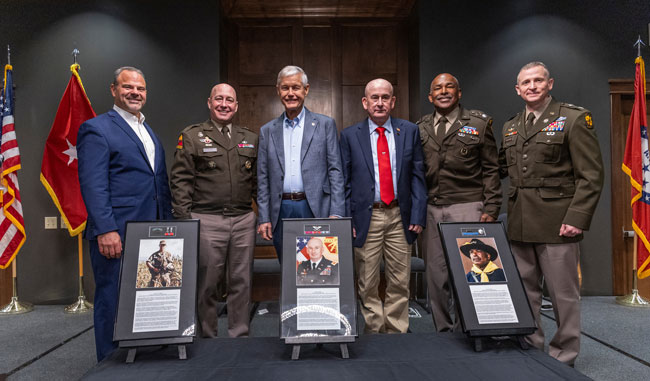 Three Inducted during 28th Annual Military Science Hall of Heroes Ceremony