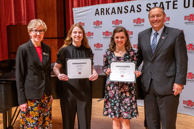 Inaugural Dr. J.D. Kelly Piano Scholarship Recipients Named at Gift Announcement