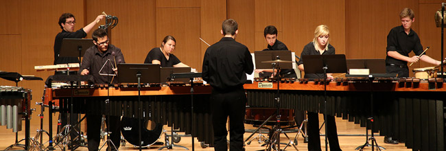 North Texas Percussion Ensemble and Drumline to Perform