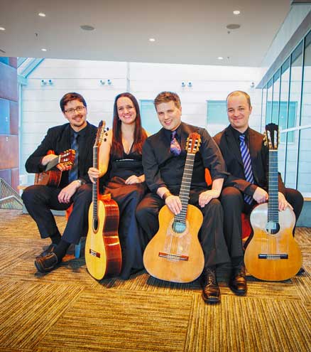 Tantalus Guitar Quartet is Next in Lecture-Concert Series, March 1