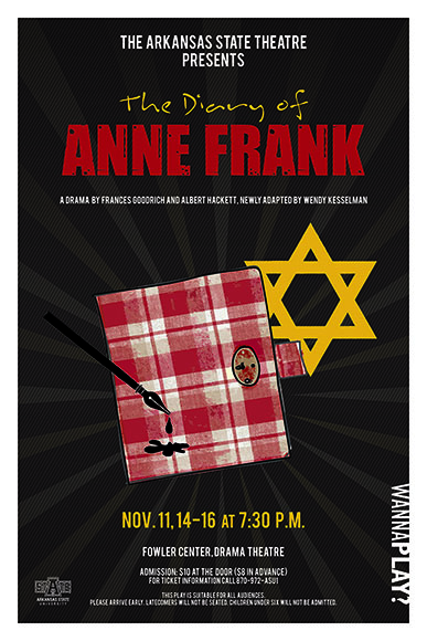 Theatre Announces Cast & Crew for 'The Diary of Anne Frank'