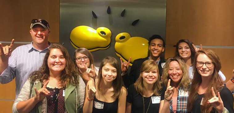 Art and Design Students Present Work to Disney's Yellow Shoes