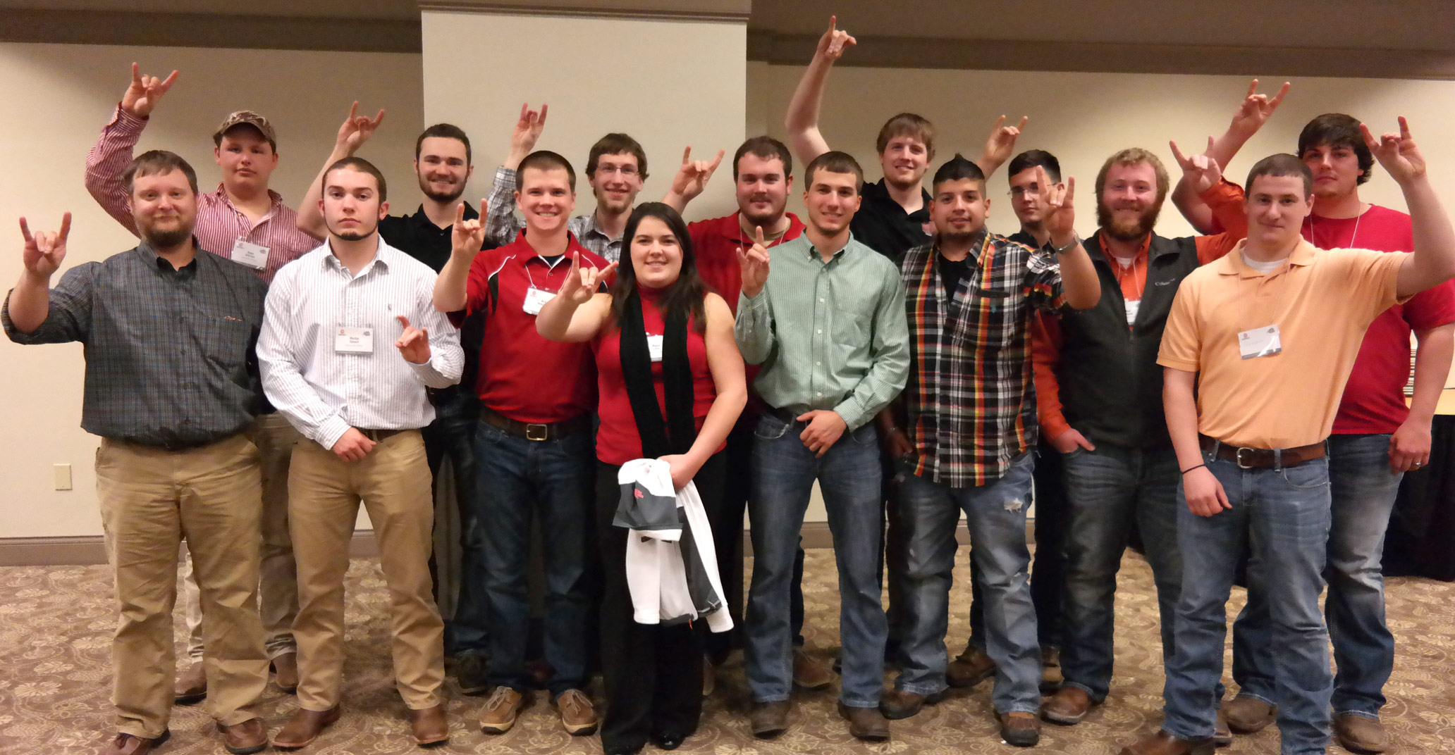 Engineering students at Deep South Conference Engineering students at Deep South Conference